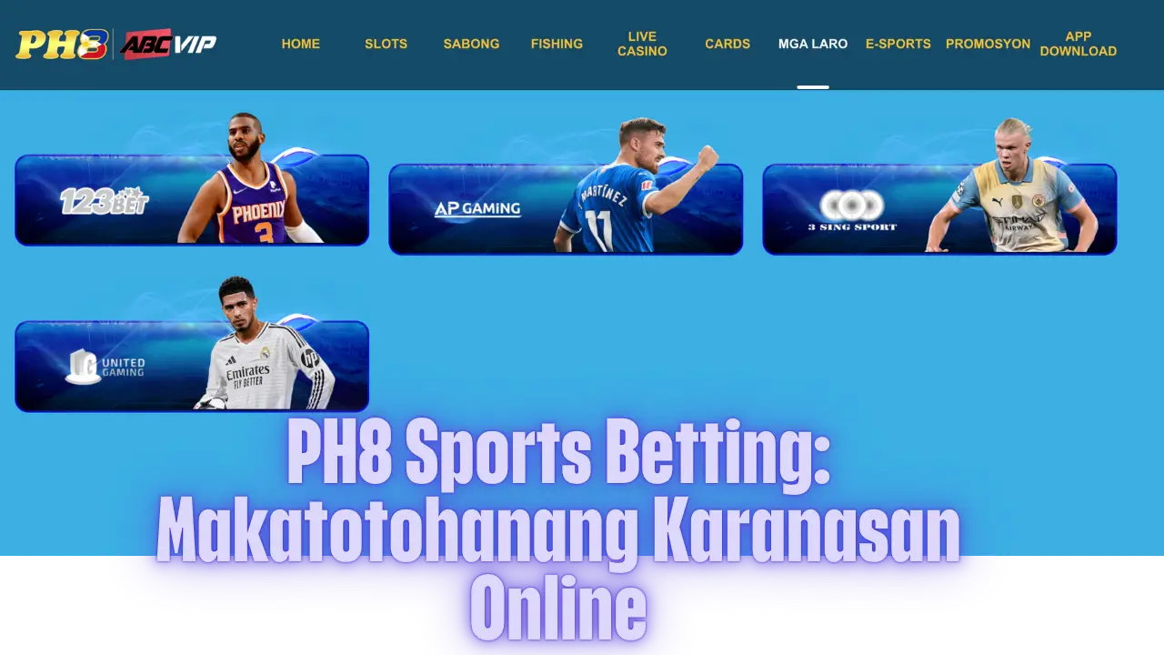 PH8 Sports Betting: Makatotohanang Karanasan Online